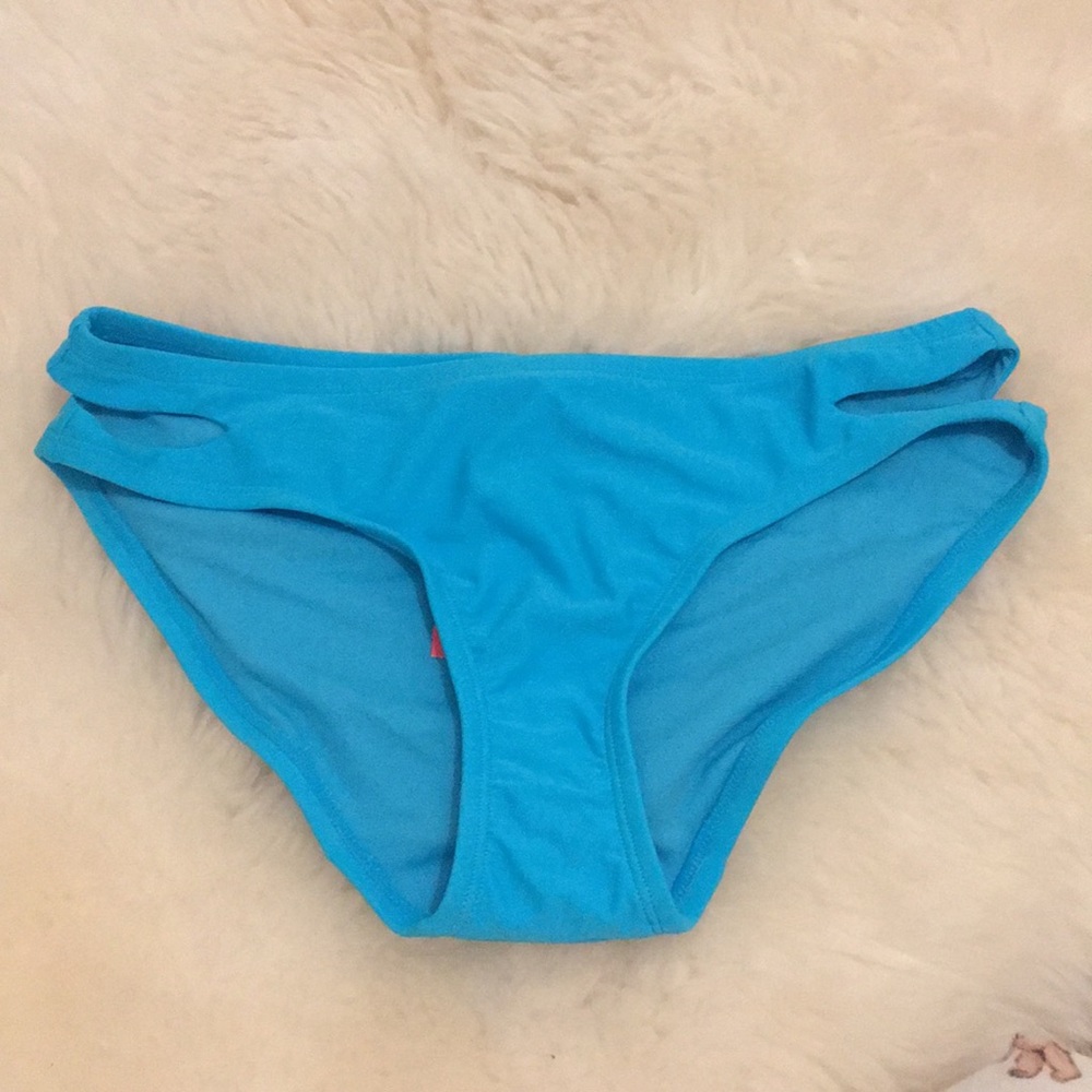 Cutout Hipster bikini bottoms blue S